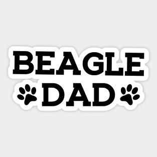 Beagle Dad Sticker